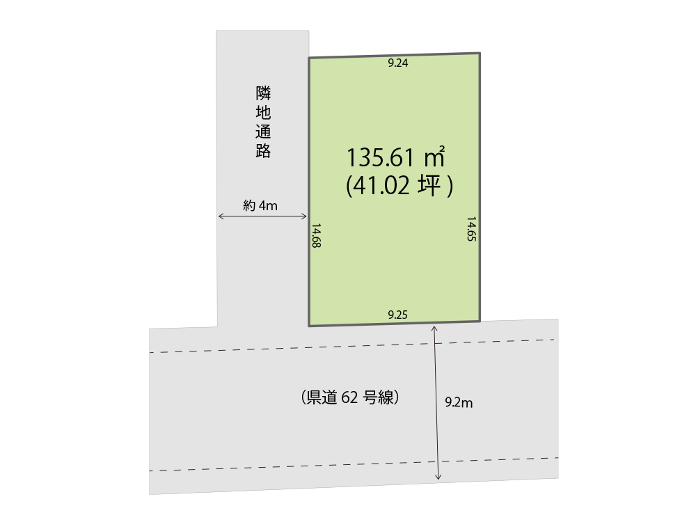 平塚市南金目の土地（売地）